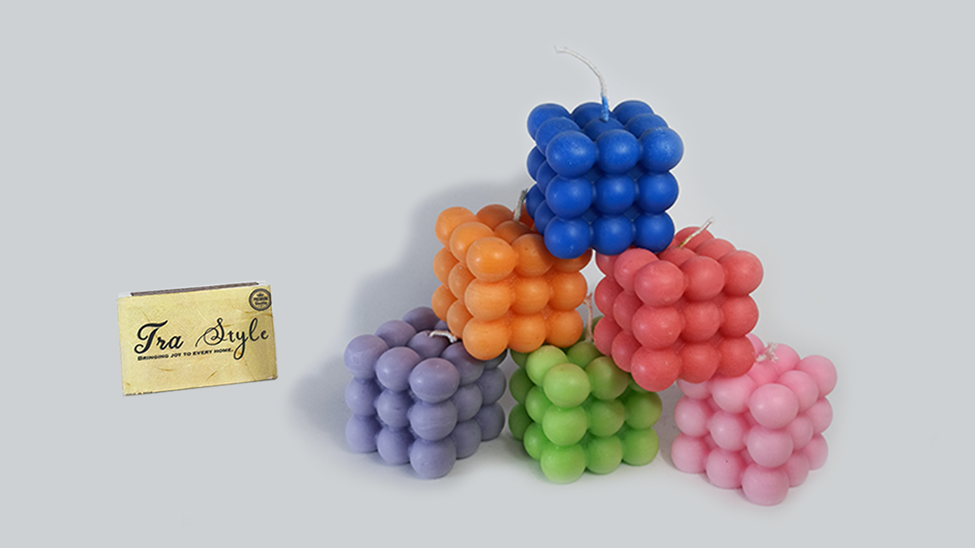 TRA Style Scented Bubble Candle