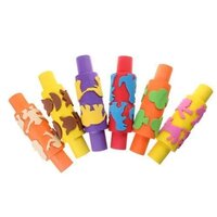 Cartoon Flocking Roller - Plastic Handle, 7 Inch, Multicolor | Ergonomic Grip, Soft Flocked Surface, Reusable