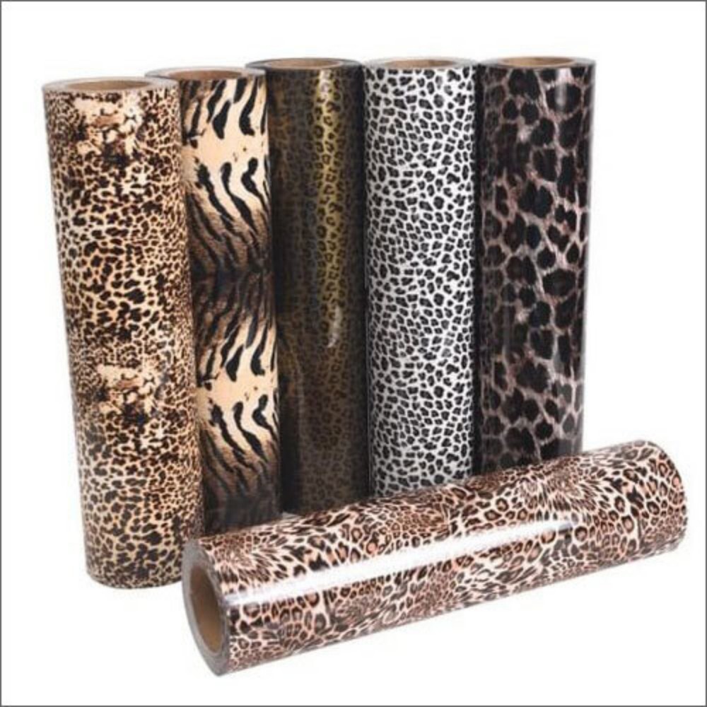 Tiger Printed Heat Transfer Vinyl Rolls