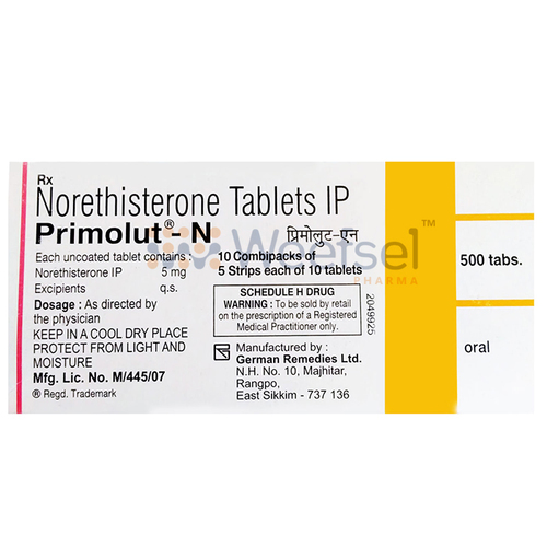 Norethisterone Tablets By WEEFSEL PHARMA
