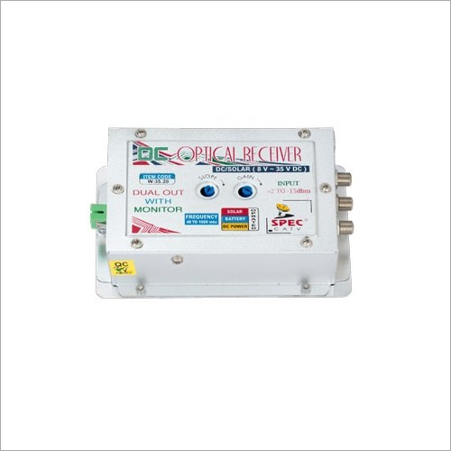 Ex FAL  6V DC Optical Receiver Node Dual Out With Monitor