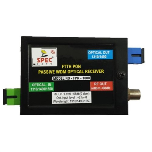 Single Out Passive FTTH-PON Passive WDM Optical Receiver