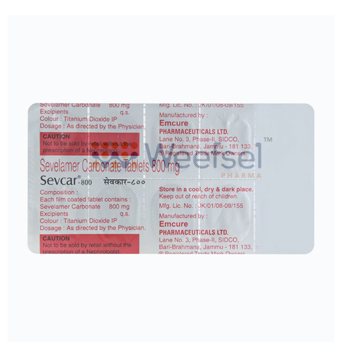 Sevelamer Carbonate Tablets