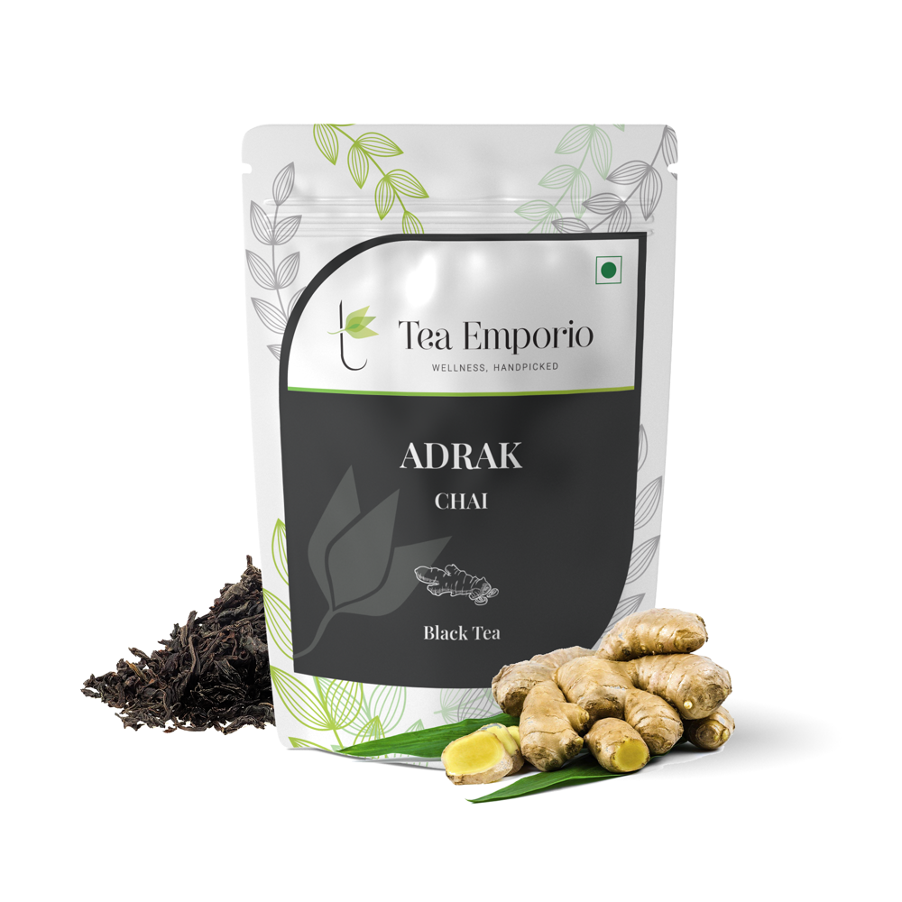 Ginger Black Tea - Solid Extract, Creamy Smooth Taste With Health Benefits | Rich Aroma, High Caffeine, Alleviates Menstrual Pain, Aids Digestion
