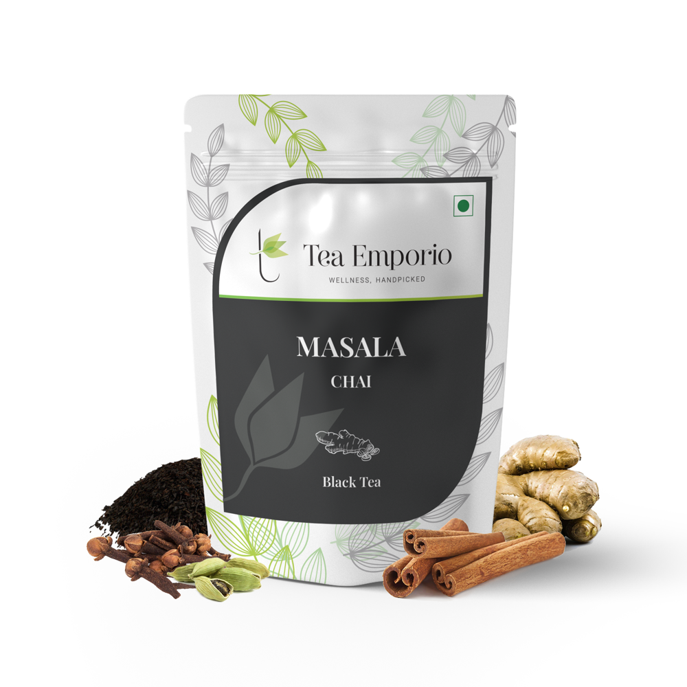 Masala Ctc Chai Tea - Solid Extract, Black Color | High Caffeine, Health Benefits, Antioxidants, Smooth Taste, 12 Months Shelf Life, Loose Tea