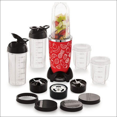 Red 500 Watts Mixer Grinder 5 Jar 3 Blades