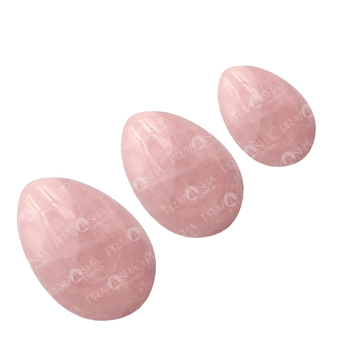 Prayosha Crystals Rose Quartz Egg