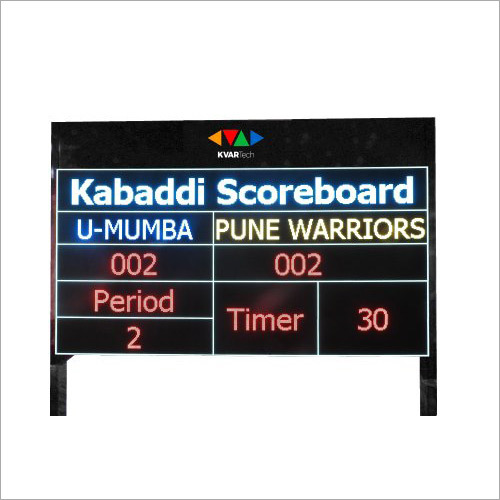 Amber/Blue/Green/Red/White Basketball Score Board Display