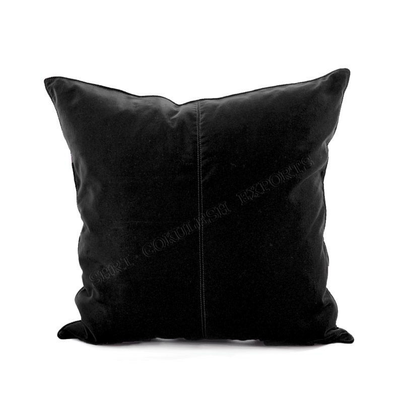 Black Velvet Cushion And Pillows