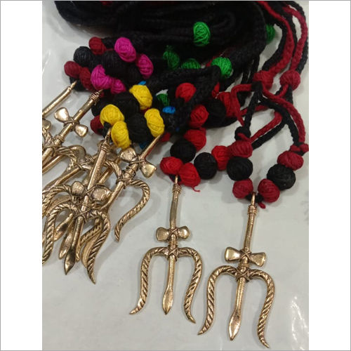 Dokra Trishul Necklace Gender: Women