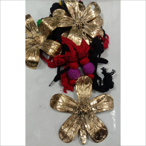 Party Dokra Flower Necklace