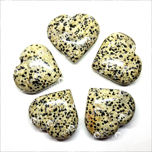 Prayosha Crystals  Dalmatian Heart