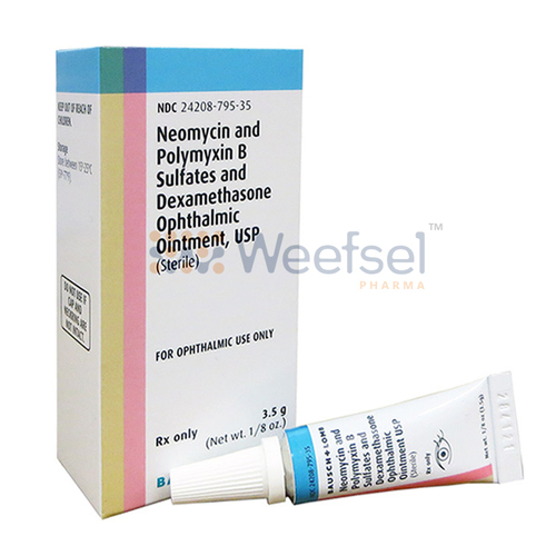 Dexamethasone, Neomycin Sulfate and Polymyxin B Sulfate Eye Drops