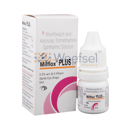 Moxifloxacin and Ketrolac Tromethamine Eye Drops