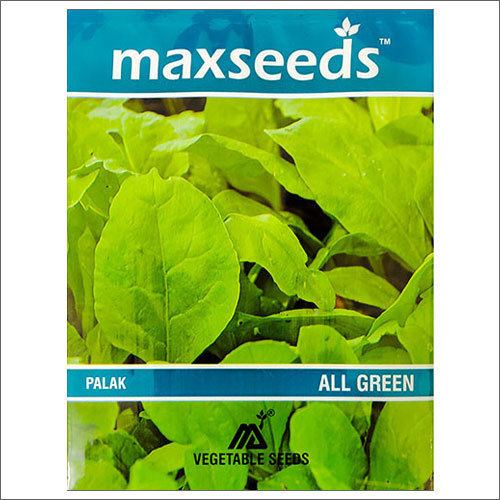 Ldpe All Green Palak Seeds Printed Laminated Film Pouches For Packaging