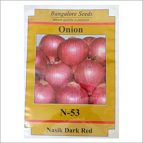 Nasik Dark Red Onion Seeds Printed Laminated Film Pouches For Packaging