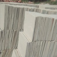 Natural White Beige Sandstone - Square & Rectangular Slabs 15 Mm To 1 Inch Thick | Antique Surface Finish, Strong Density, Custom Sizes Available