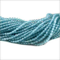 14 Inches Natural Apatite Micro Faceted Beads
