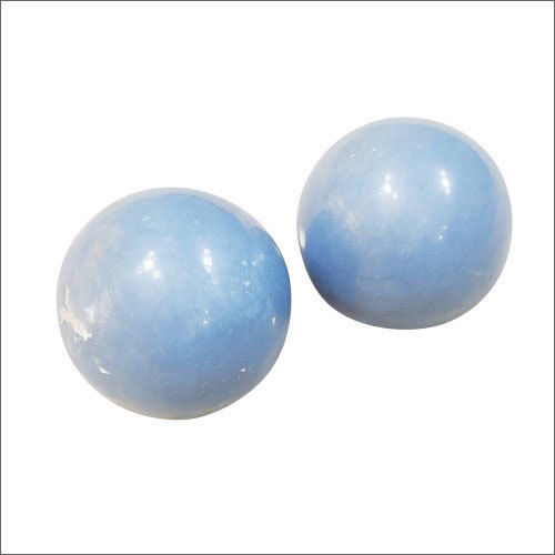 Angelite Gemstone Sphere - Color: Blue