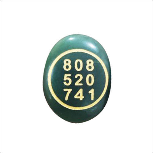 Oval Green Jade Money Switch Words