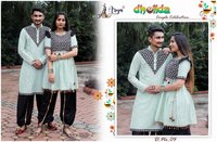 Kediya Dhoti Dholida Couple Dress