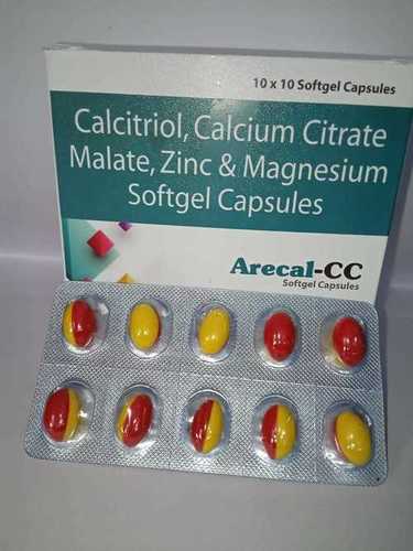 Calcitriol  Calcium Citrate Malate  Zinc & Magnesium Soft Gel Capsule Health Supplements