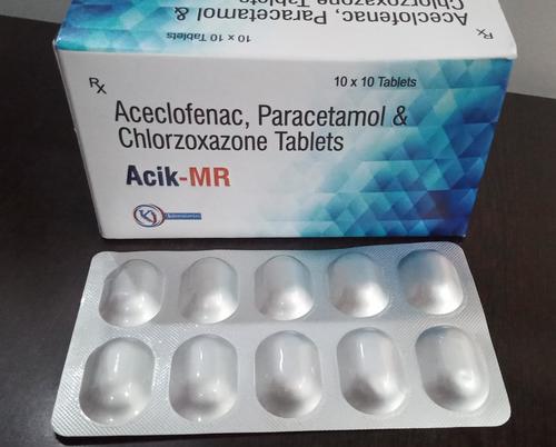 ACELOFENAC PARACETAMOL & CHLORZOXAZONE TAB