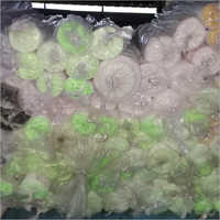 Monofilament Hdpe Mesh Fabric - Hdpe Material, Plain White Color | Washable, Smooth Texture