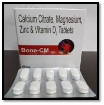 CALCIUM CITRATE , MAGNESIUM OXIDE & VITAMIN D3 , ZINC