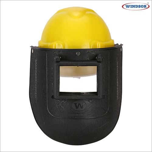 Windsor Spring Loaded Welding Shield with Ratchet Safety Helmet By PARAS INDUSTRIES (INDIA)
