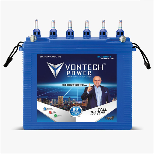 Tall Tubular Battery By VONTECH POWER INDUSTRIES