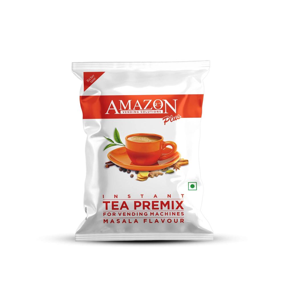 Amazon Plus Masala 3-in-1 Tea Premix Powder 1kg For Vending Machine - Aroma: Flower
