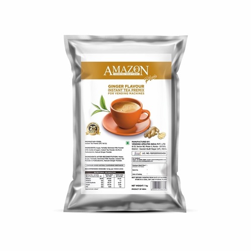 Amazon Plus Instant Tea Premix Ginger Flavour 1kg