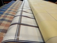 Multi brand Multicolor polyester check shirt fabric, Dry clean