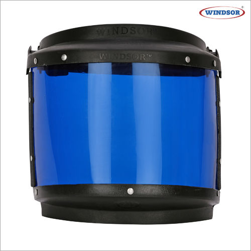 6 x 12 Inch Windsor Heat Resistance Face Shields With Elastic Cobalt Blue 