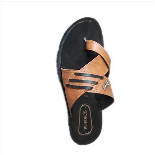 Any Color Mens Leather One Toe Slipper