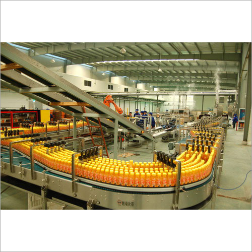 Automatic Fruit Juice Bottle Filling Processing Plant