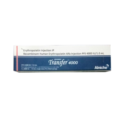Transfer 4000Iu Ingredients: Recombinant Human Erythropoietin Alfa (4000Iu/Ml)