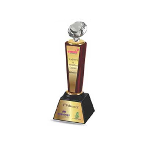 Ample Diamond Acrylic Trophy