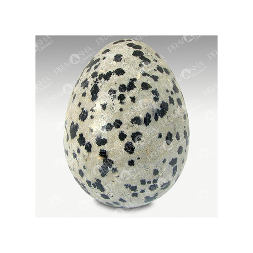 Prayosha Crystals Dalmatian Egg Stone