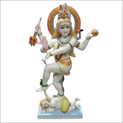 Any Color Polished Marble Lord Shiva Statue