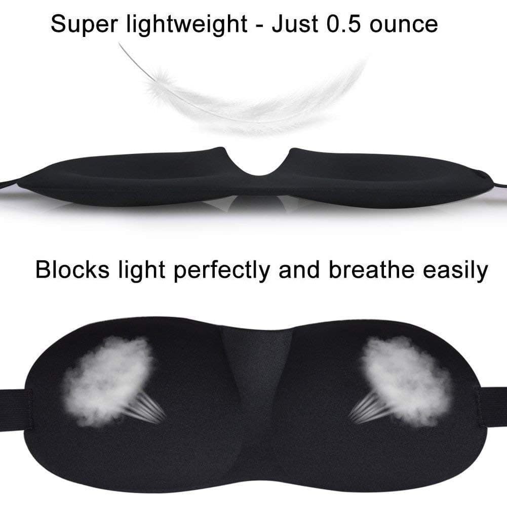 3D LIGHT BLOCKING SLEEP EYE MASK