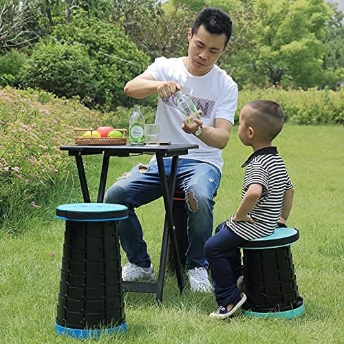 TELESCOPING FOLDING STOOL