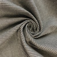 Polyester Viscose Check Uniform Suiting Fabric, Check/stripes