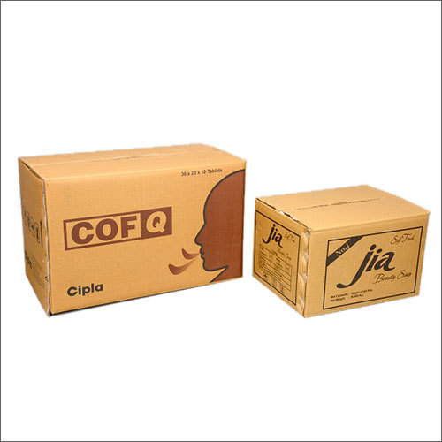 Printed Pharma And Medicines Packing Corrugated Boxes