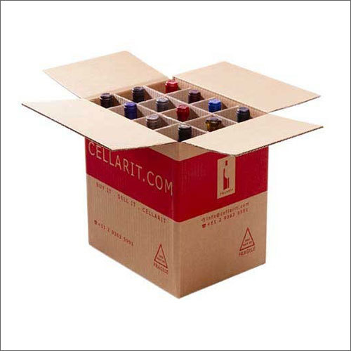 Corrugated Packing Boxes For Alcohal Bottles