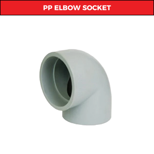 PP Elbow Socket Type Plain (Bend) - Plastic Material, 20mm to 110mm Size Range, White Color, Round Shape