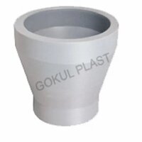 Pp Reducer - Plastic Material, Round Shape, Gray Color | Other Connection, Other Standard Features
