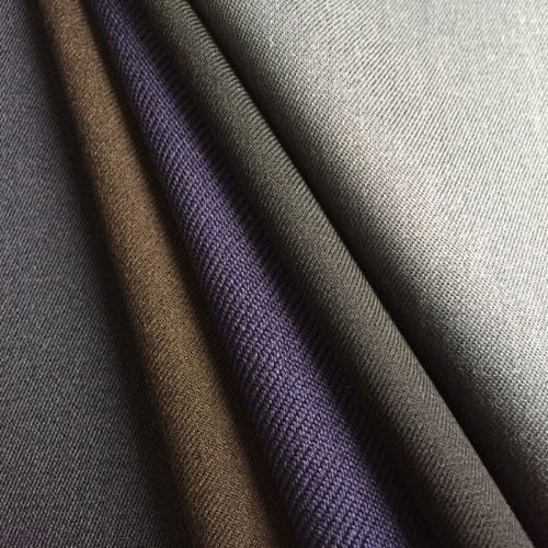 Twill Weave Polyester Suiting Fabric