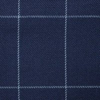 Assorted Block Print Silver Check Pattern Polyester Suiting Fabric